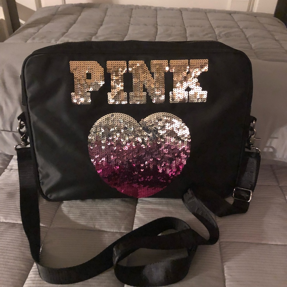 Victorias Secret LOVE PINK Laptop Zipper Bag